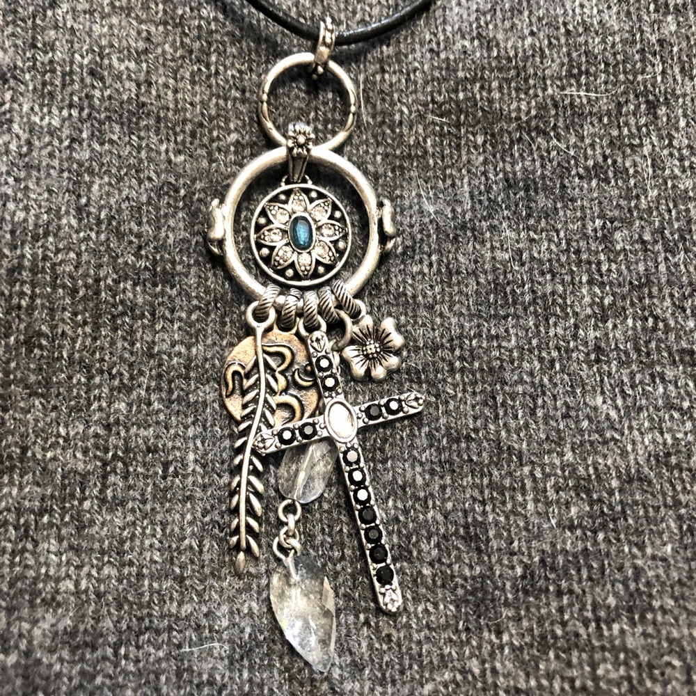 Lucky brand charm necklace